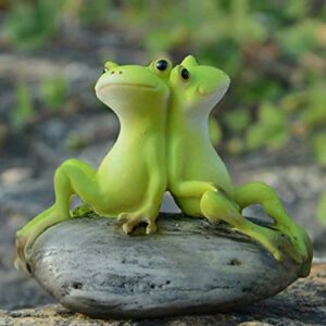 Gemmia Miniature Fairy Garden Frog Statue- It's a New Day