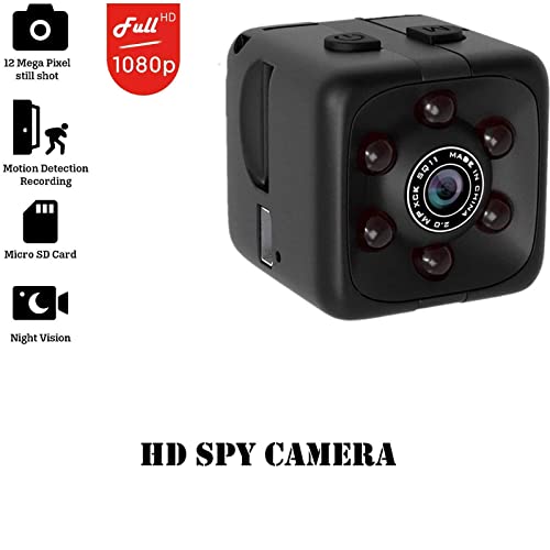 Mini Spy Camera Include 32G SD Card Hidden Camera HD Audio and Video Recording, Night Vision Motion Detection, Surveillance Camera Small Dog Camera Nanny Cam Baby Monitor Home Security Camera