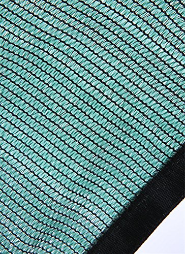 E.share 70% Green Shade Cloth Taped Edge with Grommets 12 ft X 6 ft