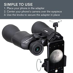 Celestron – Smartphone Photography Adapter for Telescope – Digiscoping Smartphone Adapter – Capture Photos and Video Through Your Telescope or Spotting Scope Eyepiece