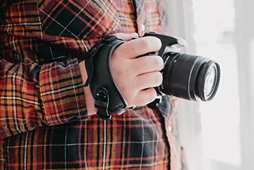 Camera Wrist Strap, Rapid Fire Secure Camera Hand Strap, Compatible with Sony Mirrorless and DSLR Cameras, Black Wrist Grip Camera Straps, Camera Wrist Straps for Photographers Canon Camera Hand Strap