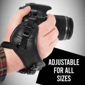 Camera Wrist Strap, Rapid Fire Secure Camera Hand Strap, Compatible with Sony Mirrorless and DSLR Cameras, Black Wrist Grip Camera Straps, Camera Wrist Straps for Photographers Canon Camera Hand Strap