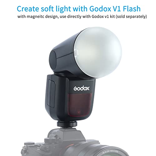 Godox AK-R11 Diffuser Dome for Godox V1 Round Head Flash for Godox AD100Pro / H200R