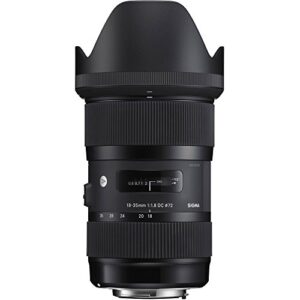 sigma 18-35mm f/1.8 dc hsm lens for canon aps-c dslr cameras (renewed)