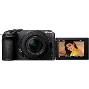 nikon z 30 aps-c 20.9mp 4k video mirrorless digital vlogging camera bundle 1 lens kit with nikkor z dx 16-50mm