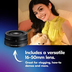 Nikon Z 30 APS-C 20.9MP 4K Video Mirrorless Digital Vlogging Camera Bundle 1 Lens Kit with NIKKOR Z DX 16-50mm