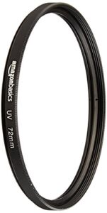 amazon basics uv protection camera lens filter – 72mm