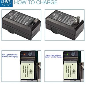 BM Premium NB-13L Battery and Battery Charger for Canon PowerShot SX740 HS, G1 X Mark III, G5 X, G5 X Mark II, G7 X, G7 X Mark II, G7 X Mark III, G9 X, G9 X Mark II, SX620 HS, SX720 HS Digital Cameras