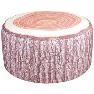 esschert design bk014 outdoor poufs garden seat, tree trunk medium