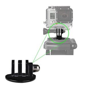 50" Aluminum Camera Tripod with Built in Bubble Level Indicator for All GoPro HERO Cameras + Tripod Mount & an eCostConnection Microfiber Cloth