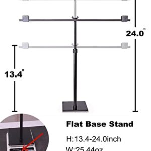 8PCS Food Photography Backdrops with Tripod Stand Flat Pack Double-Sided Realistic Flat Lay Photo Tabletop Backdrops for Products Photography