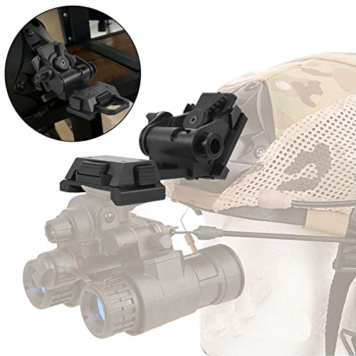 Gexmil CNC PVS15/18 Night Vision Goggles Mount for L4G24 NVG Metal Helmet Mount (Black)