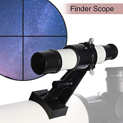 Telescopes for Adults, 70mm Aperture and 700mm Focal Length Professional Astronomy Refractor Telescope for Kids and Beginners - with EQ Mount, 2 Plossl Eyepieces and Smartphone Adapter