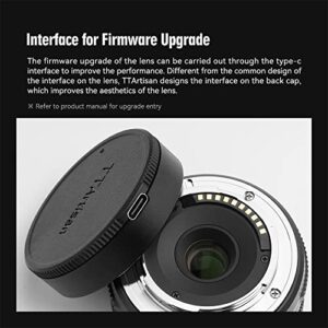 TTartisan 27mm F2.8 Autofocus Lens, Compatible with Fuji X-Mount Cameras XS10 X-A5 X-A7 X-M1 X-M2 X-E4 X-T1 X-T10 X-T2 X-T20 X-T3 X-T4 X-T100 X-T200 X-T30 X-Pro1 X-Pro2 X-Pro3 X-E1