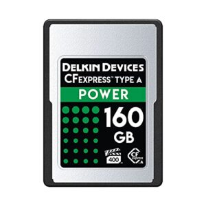 delkin devices 160gb power cfexpress type a vpg-400 memory card – dcfxapwr160