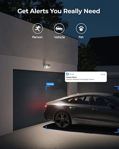 REOLINK 4K Floodlight Camera for PoE Security Camera System, IP Outdoor Camera in 180 Degree Ultra-Wide Angle, Human/Vehicle/Pet Alerts, 1800 Lumen Floodlights, Two Way Talk, Duo Floodlight PoE