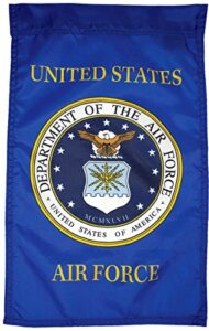 flagsource u.s. air force nylon garden flag, made in the usa, 18×12″