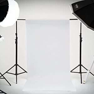 Kate White Paper Backdrops for Photography Seamless Paper Backdrop Rolls Paper Roll Background, White, 4.4x16ft(52" x16')