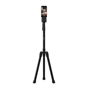 pivo tripod – portable 63-inch stand aluminum lightweight for smartphone and camera with universal 1/4″ thread 3 level option for action camera, dslr & pivo pods