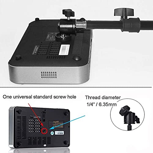 Projector Tripod Stand, 18" to 39" Portable Tripod Mount Floor Stand, Folding Floor Tripod Stand, Outdoor Stand for Projector,Camera, Webcam (Withstand 3 pounds 1.5kgs)