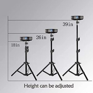 Projector Tripod Stand, 18" to 39" Portable Tripod Mount Floor Stand, Folding Floor Tripod Stand, Outdoor Stand for Projector,Camera, Webcam (Withstand 3 pounds 1.5kgs)