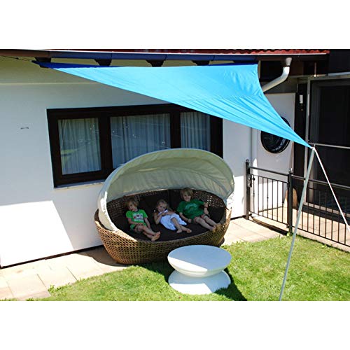 æ—  13x13x19 Ft Waterproof Sun Shade Sail, Triangle Canopy Awning Shelter Oxford Cloth UV Blockage Sun Shade Cover for Patio Garden Outdoor