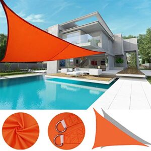 æ—  13x13x19 Ft Waterproof Sun Shade Sail, Triangle Canopy Awning Shelter Oxford Cloth UV Blockage Sun Shade Cover for Patio Garden Outdoor