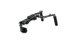 tilta lightweight shoulder rig | compatible with dslr, mirrorless and compact cinema cameras | ta-lsr-b
