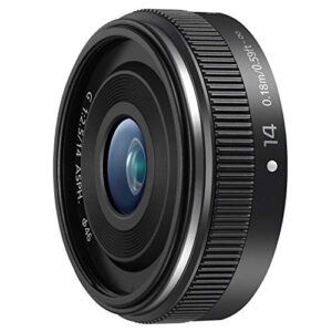 Panasonic LUMIX G Lens, 14mm, F2.5 II ASPH., Mirrorless Micro Four Thirds, H-H014AK (USA BLACK)