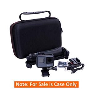 LTGEM Hard Carrying Case for GoPro HERO 11 / 10 / 9 / 8 / 7 / 6 / 5 / Hero (2018) or GoPro MAX Waterproof Digital Action Camera, with 4 Moveable Dividers