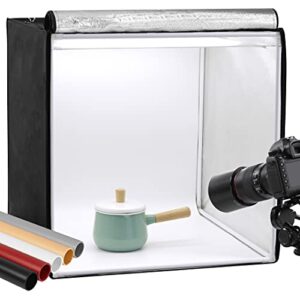 finnhomy 24×24 photo box professional portable photo studio photo light studio photo tent light box table top photography shooting tent box lighting kit