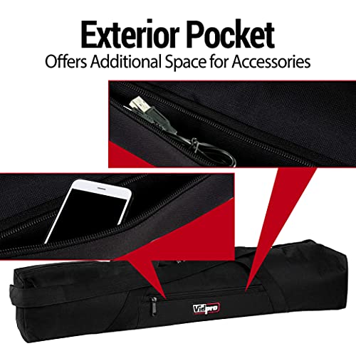 VidPro 35 inch Tripod Carrying Case with Strap for Bogen-Manfrotto, Sunpak, Vanguard, Slik, Giottos and Gitzo Tripods