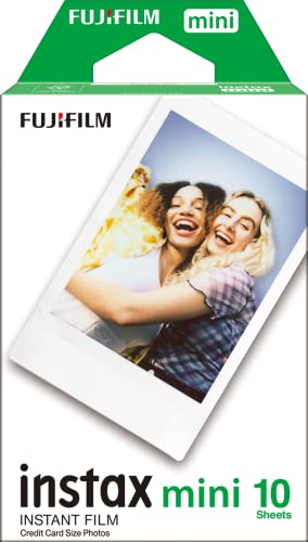 Fujifilm Instax Mini Film Single Pack 10 Sheets per Pack, White Border (16386004)