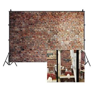 lfeey 10x8ft vintage red brick wall photo backdrop newborn baby girls adults portrait photography background wallpaper photo studio props