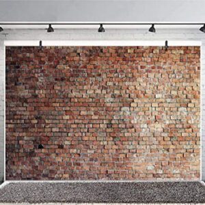 LFEEY 10x8ft Vintage Red Brick Wall Photo Backdrop Newborn Baby Girls Adults Portrait Photography Background Wallpaper Photo Studio Props