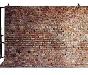 LFEEY 10x8ft Vintage Red Brick Wall Photo Backdrop Newborn Baby Girls Adults Portrait Photography Background Wallpaper Photo Studio Props