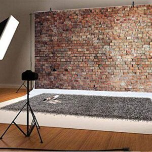 LFEEY 10x8ft Vintage Red Brick Wall Photo Backdrop Newborn Baby Girls Adults Portrait Photography Background Wallpaper Photo Studio Props