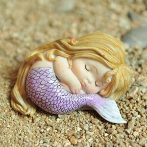 Top Collection Miniature Fairy Garden and Terrarium Sleeping Little Mermaid