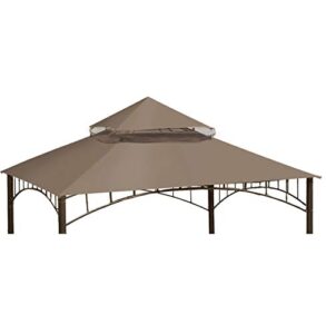 ontheway 10ft x 10ft replacement canopy roof, model l-gz136pst for target madaga gazebo