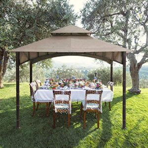 Ontheway 10FT x 10FT Replacement Canopy roof, Model L-GZ136PST for Target Madaga Gazebo