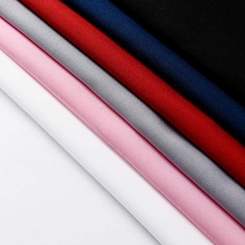 Hiasan Red Backdrop Curtains for Parties, Polyester Photography Backdrop Drapes for Family Gatherings, Wedding Decorations, 5ftx10ft, Set of 2 Panels