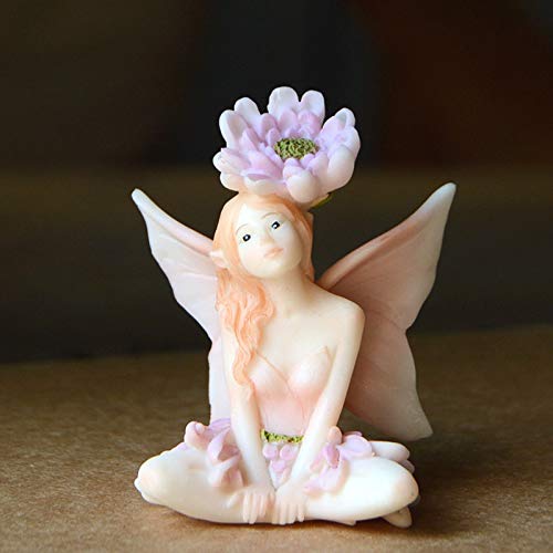 Gemmia Miniature Garden Fairy Statue -Dreaming Fairy Figurine