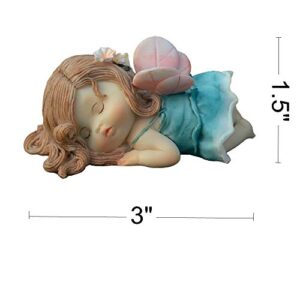 Gemmia Miniature Garden Fairy Statue -Dreaming Fairy Figurine