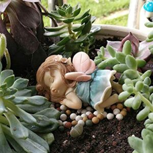 Gemmia Miniature Garden Fairy Statue -Dreaming Fairy Figurine