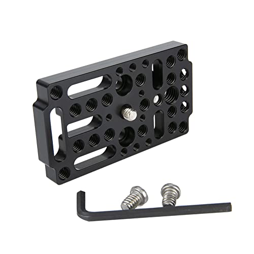 NICEYRIG Switching Plate Camera Cheese Easy Plate Applicable Railblocks, Dovetails, Short Rods