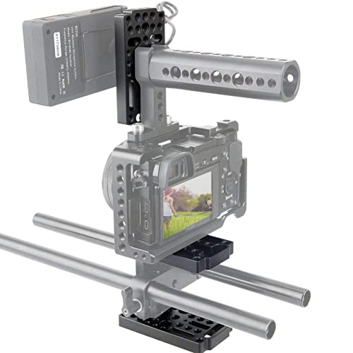 NICEYRIG Switching Plate Camera Cheese Easy Plate Applicable Railblocks, Dovetails, Short Rods