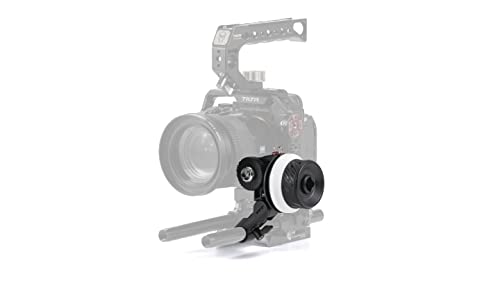 Tilta Tiltaing Pocket Follow Focus | Pull Focus on DSLR, Mirrorless, and Compact Cine Lenses | A/B Stops | Includes 15mm Rod & Rod Holder Mount | FF-T07