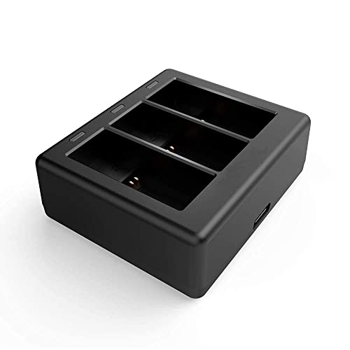 Fast Battery Charger Hub for GoPro Hero 11/ Hero 10/ Hero 9, Supports 3 Batteries Charging Over Current Protection