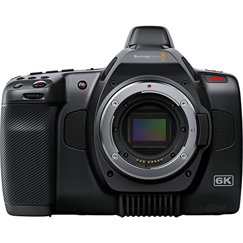 Blackmagic Design Pocket Cinema Camera 6K G2 Bundle – Includes SanDisk Extreme Pro 64GB SDXC Card, Extra NP-F570 Battery, Dual Battery Charger, and SolidSignal Microfiber Cloth