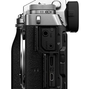 Fujifilm X-T5 Mirrorless Digital Camera XF18-55mm Lens Kit - Silver